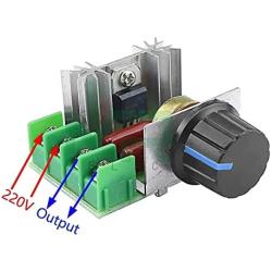 SUTK AC 220V 2000W SCR Voltage Regulator Dimming Dimmers Motor Speed Controller Thermostat Electronic Voltage Regulator Module (Color : 1PCS)