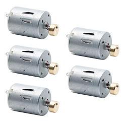 Augiimor 5PCS DC Vibration Motor Electric Motor DC 6V 6800RPM Powerful Small Micro Vibrating Motor