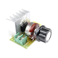 AC 110V 220V Speed Controller 3800W SCR Voltage Regulator Dimming Switch Temperature Control Motor Speed Control for Smart Home