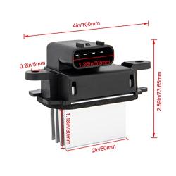 YH1829 HVAC Blower Motor Resistor Compatible with 2010-2017 Ford Expedition 2010-2014 Ford F-150 2011-2017 Lincoln Navigator, AC Blower Control Module Replaces# Motorcraft YH-1829, BL3Z-19E624-A