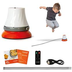 PowerHop Electronic Fitness Jump Rope No Rope Design – Have Fun Exercising With This Portable Motorized Rope Skipping Hopper Ball Game for Kids & Adults – Equipped With 10 Speeds & Jump Counter