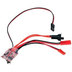 Vehicles-OCS RC ESC Bidirectional Brush ESC 20A Motor Speed Controller with Switchable Brake for RC Car Boat Truck Tank Vehicle Model Parts
