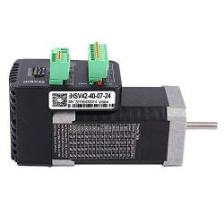 Nema 17 Stepper Integrated Servo Motor, 24V 5.1A 78W IHSV42-40-07-24 3 Phase High Speed Torque Digital Servo Motor 4000RPM with 1000 Lines Encoder, 2 in 1 Motor and Driver for CNC Control