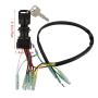 KALANBAY Ignition Key Switch for Yamaha Outboard Motors Remote Control Box 703-82510-43-00 703-82510-42-00 703-82510-11-00 Key Starter Switch 3-Position Off-Run-Start