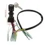KALANBAY Ignition Key Switch for Yamaha Outboard Motors Remote Control Box 703-82510-43-00 703-82510-42-00 703-82510-11-00 Key Starter Switch 3-Position Off-Run-Start