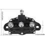 gradora Winch Motor Reversing Solenoid 12V DC Contactor Relay Switch Intermittent Duty 6 Terminals 214-1211A11-06 214-1231-A11