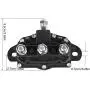 gradora Winch Motor Reversing Solenoid 12V DC Contactor Relay Switch Intermittent Duty 6 Terminals 214-1211A11-06 214-1231-A11
