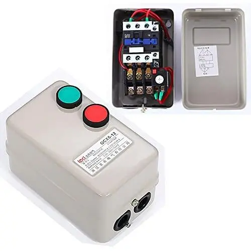 Démarreur Électromagnétique pour Moteur Monophasé / Démarreur Électromagnétique pour Moteur Triphasé 7,5 HP 220/240V (Pour moteurs (7,5HP)) Démarreur Électromagnétique pour Moteur Monophasé / Démarreur Électromagnétique pour Moteur Triphasé 7,5 HP 220/240V (Pour moteurs (7,5HP))