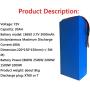 Jieoto 72V 20AH/ 30AH/ 40AH Electric Bike Lithium Battery Pack Electric Scooter Li-ion Battery for 1000W-2800W Motor with Charger Fit for Electric Motorcycles Mopeds
