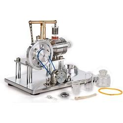 Sunnytech Hot Air Stirling Engine Motor Education Toy Electricity Power SC02M-XC01