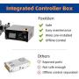 FoxAlien CNC Router Machine 4040-XE, 300W Spindle 3-Axis Engraving Milling Machine for Wood Metal Acrylic MDF Nylon Carving Cutting Arts and Crafts DIY Design
