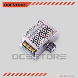 OCESTORE 4000W Electronic Voltage Regulator Motor Thermostat Controller AC SCR Speed Control Power Heat Regulator Voltage Motor Governor Dimmer Thyristor High-Power 110V-220V