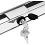 Denpetec Outboard Motor Lock with 2 Keys Stainless Steel Boat Marine Accessories Outboard Engine Lock(Silver - 1pc 12x1.56x1.83)