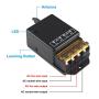 Alinan Wireless Remote Control 433 High Power Switch, 2pcs 100m Remote Keys 1pc 100m Controller AC 85V-250V Remote Control Switch Light Pump Single-Way Intelligent Switch with 328ft Long Range