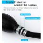 Hand Fuel Line Outboard Primer Bulb Assembly Kit with Connector for Motor Vehicle Marine Boat, 5/16