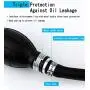 Hand Fuel Line Outboard Primer Bulb Assembly Kit with Connector for Motor Vehicle Marine Boat, 5/16