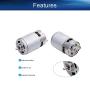 Heyiarbeit RS-550 18V DC Motor Round Shaft 20500RPM High Power Torque for Electronic Projects, Drills, Robots, RC Vehicals, Remote Controlled Cars/Robot, Saw Repair/Replacement Engine