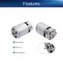 Heyiarbeit RS-550 18V DC Motor Round Shaft 20500RPM High Power Torque for Electronic Projects, Drills, Robots, RC Vehicals, Remote Controlled Cars/Robot, Saw Repair/Replacement Engine