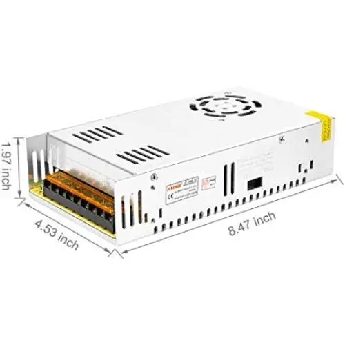 BTF-LIGHTING AC100-240V to DC12V30A Max360W Suit for DC12V 1A~30A Switching Power Supply Device Power Supply Adapter Converter Jack for WS2815 WS2811 5050 3528 5630 FOB COB etc LED Strip Module