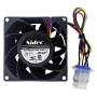 Upgraded WR60X26866 Refrigerator Evaporator Fan Motor, Replaces WR60X26033 WR60X10357 WR60X10341 WR60X10356 etc, Fit for GE Refrigerator 15-Year Warranty