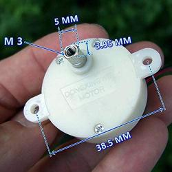 Xuulan Xianglaa-Motor Micro Electric 300 Gear Motor, DIY Stage Light Robot Arm, Slow Speed Reduction Mute Reducer Motor,