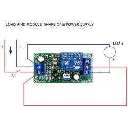 WSDMAVIS 1 Pcs DC 12V Delay Relay Module NE555 Timer Switch Control Module 0-60 Seconds Time Adjustable