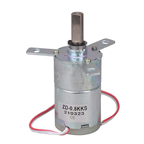 BQLZR High Torque 12V DC 25 RPM Gear-Box Regulated Geared motor for electric Screwdrivers, Juicers, Shredders, DIY Mini Drill Presses,Cake Pan
