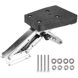 Akozon Outboard Motor Bracket Kicker for Boat 25HP 110 lbs 304 Stainless Steel Boat Motor Stand Bracket for 2‑Stroke Outboard Engine