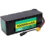 Wnicek 36V 10000mAh E-Bike Lithium Battery Pack 10AH Lithium-ion Battery Pack Used for Motors Within 750W 500W 350W 250W for Ebike E-Bike Scooters Electric Tools with Charger