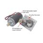 Geare Motor, 24V High Torsion  Reversible Worm Gear Motor Speed Reduce Electric Gearbox Motor 8mm Shaft Speed Reduce Motor for Smart Devices,Curtain Machines,etc(10RPM)