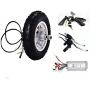 Hub Motor Kit 10 inch 24-48v 350w-450W 12-40km/h Electric Scooter Wheelchair E-Bike Wheel Motor with Reversing Electric Bicycle Motor Wheel Hub Motor Electric Bike Accessory
