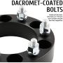 Orion Motor Tech 6x5.5 Wheel Spacers 1.5 inches 108mm Bore with 12x1.5 Studs Compatible with Toyota 4-Runner Toyota FJ Cruiser Toyota Tacoma GMC Canyon Isuzu Trooper, 38mm Wheel Spacer Kit, 4pcs