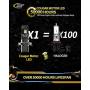 Cougar Motor H13 LED Bulb, 12000LM Noiseless 9008 6500K Cool White All-in-One Conversion Kit Direct Installation, Halogen Replacement
