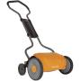 Fiskars 17 Inch Staysharp Push Reel Lawn Mower (6208), Orange