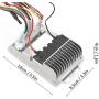 RiToEasysports 36V/48V 500W Motor Brushless Controller Kit Electric Bike Conversion Set with LCD Display Half Twist Throttle Controller
