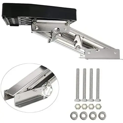 HYDDNice 2 Stroke Stainless Steel Outboard Motor Bracket Up to 10 Hp Heavy Duty