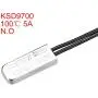 uxcell KSD9700 Thermostat, 100℃ Normally Open Temperature Switch Thermal Switch, N.O 5A Metal Temperature Controller 2pcs
