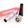DRRI 0B FGG 7Pin Push Pull Circular Plug for Nucleus M Follow Focus Motor Cable (7Pin, Plug)
