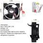 DA81-06013A, DA31-00287A, U92C12MS1B3-52 Refrigerator Evaporator Fan Motor (OEM) for Samsung RF28HFEDBSG/AA-00, RF263BEAESR/AA-04, RF263TEAESG/AA-00, etc - 2 Year warranty