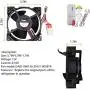DA81-06013A, DA31-00287A, U92C12MS1B3-52 Refrigerator Evaporator Fan Motor (OEM) for Samsung RF28HFEDBSG/AA-00, RF263BEAESR/AA-04, RF263TEAESG/AA-00, etc - 2 Year warranty
