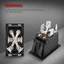 DaierTek Reverse Polarity Toggle Rocker Switch 30 Amp 12V DC Motor Control RV Power Jack Momentary Reversing Switch DPDT for 5th Wheel Tongue Trailer Stabilizer -2Pack