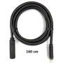SCHUCK Waterproof Motor Extension Cable 1.2/1.5 Square 250W/350W 600mm/1300mm/1600mm for E-Bike Hub Motor Conversion Kit Parts