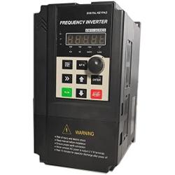 ATO 3 hp 2.2kW 10A VFD, Single Phase 120V Input, 1phase/3phase 220V Output Variable Frequency Drive Motor Control