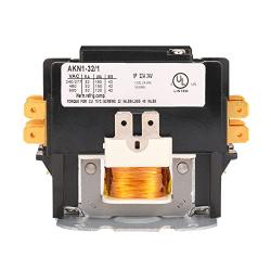 AUKENIEN 1 Pole 32 Amp 24 VAC AC Contactor 1P 32A 24V Coil Voltage Air Conditioner Compressor Condenser Carrier Unit Contactor