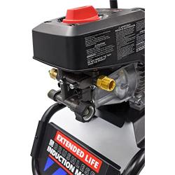 AR Blue Maxx, BM 3000 Electric Pressure Washer, 3000 PSI, 1.3 GPM, 15 AMP, Quick Connect, 15 & 25 Degree Nozzle, Turbo Nozzle, Spray Gun, Foam Cannon, Metal Lance, 25’ Hose, Two Wheel Trolley. 61 lbs