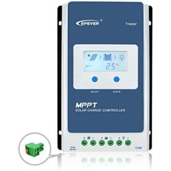 EPEVER 30A Solar Charge Controller MPPT Solar Panel Charge Controller 12V / 24V Auto Working Max PV 100V Solar Charge Battery Regulator with LCD Display for Gel Flooded Sealed Lithium Batteries