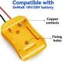 Ecarke for Power Wheels Battery Adapter for DeWalt 20V Max Battery 18V Battery Adapter Dock Power Connector 12 Gauge Robotics