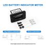 48V Battery Fuel Gauge Indicator, Golf Cart Battery Meter, Yamaha,EZGO, Fork Lifts,Club Car,LED Battery Indicator Meter Gauge