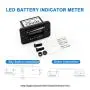 Indicateur de niveau de batterie 48V, compteur de batterie de chariot de golf, pour Yamaha, EZGO, chariots élévateurs, Club Car, indicateur de batterie LED Indicateur de niveau de batterie 48V, compteur de batterie de chariot de golf, pour Yamaha, EZGO, chariots élévateurs, Club Car, indicateur de batterie LED