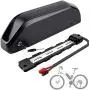 Jieoto 52V 13AH E-Bike Battery Lithium Li-ion Electric Bicycle Battery Pack with 2A Charger BMS for Bike Battery 250W 350W 500W Motors, More Suitable for Modification.